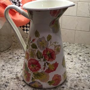 Mackenzie-Childs Morning Glory Practical Pitcher